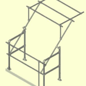 Palleport - TYPE B - Modell for smal ramme